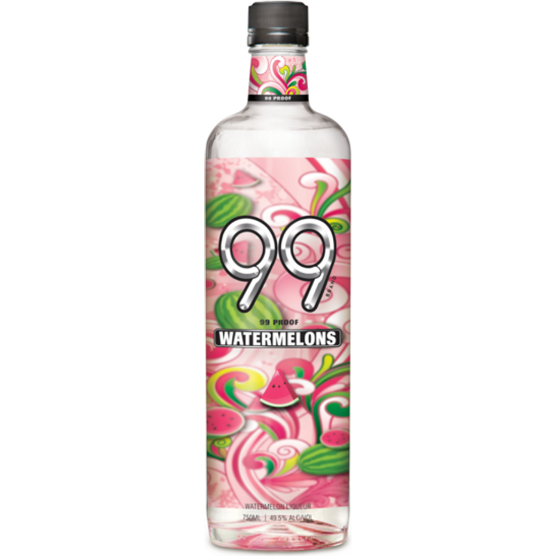 99 Brand Watermelons Liqueur Bottle