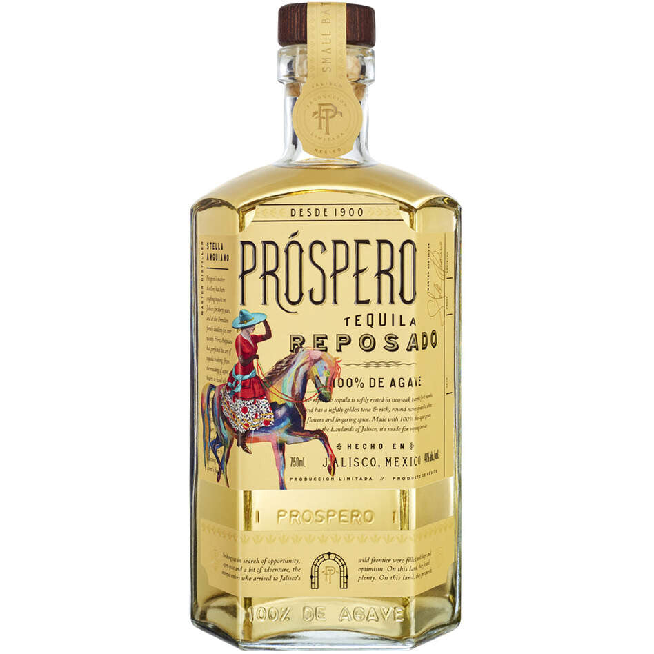 Prospero Reposado Tequila Bottle