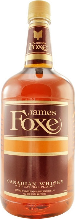 James Foxe 80 Proof Canadian Whisky Bottle