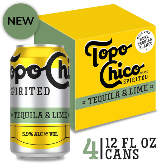 Topo Chico Hard Seltzer Tequila & Lime Hard Seltzer Cans