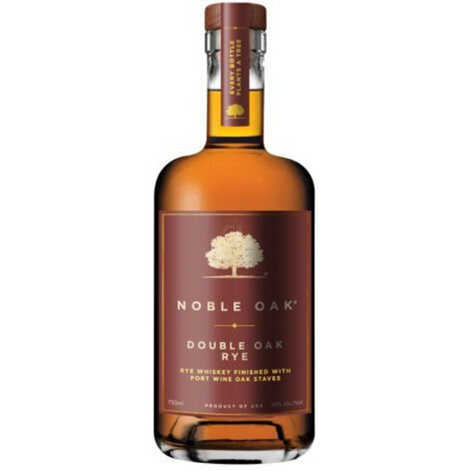 Noble Oak Double Oak Rye Whiskey Bottle