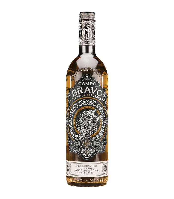 Campo Bravo 80 Proof Reposado Tequila Bottle