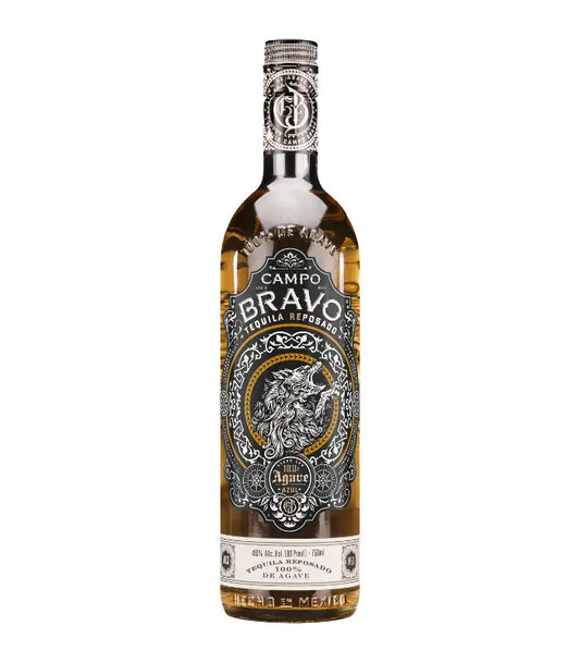 Campo Bravo 80 Proof Reposado Tequila Bottle