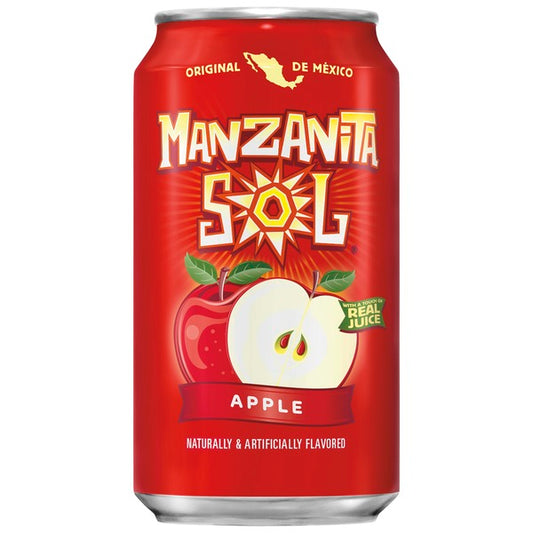 Manzanita Sol Apple Soda Can