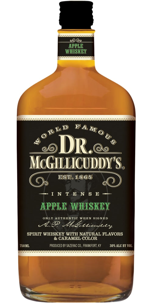 Dr. McGillicuddy's Apple Whiskey Bottle