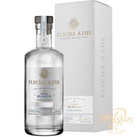 Flecha Azul 80 Proof Blanco Tequila Bottle