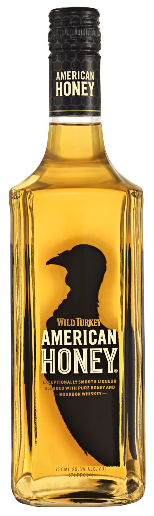 Wild Turkey American Honey Bourbon Whiskey Bottle