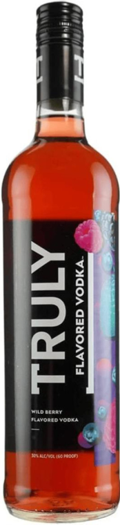 Truly Wild Berry Flavored Vodka Bottle