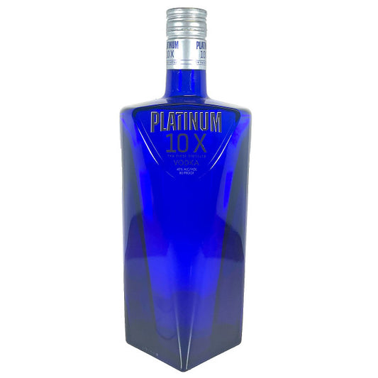 Platinum 80 Proof 10X Distilled Vodka Bottle