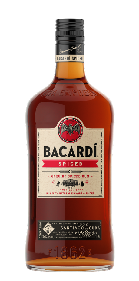 Bacardí Spiced Rum Bottle