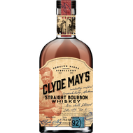 Clyde May's 92 Proof Straight Bourbon Whiskey Bottle