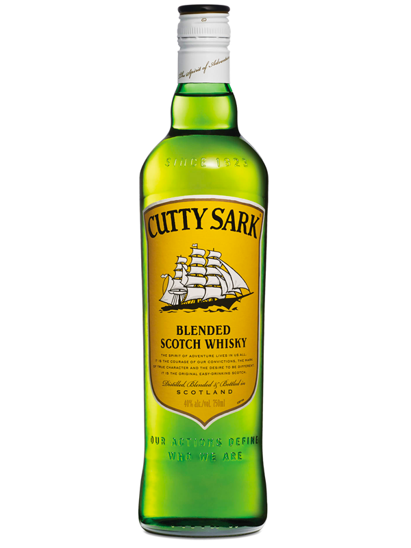 Cutty Sark 80 Proof Blended Scotch Whisky Bottle