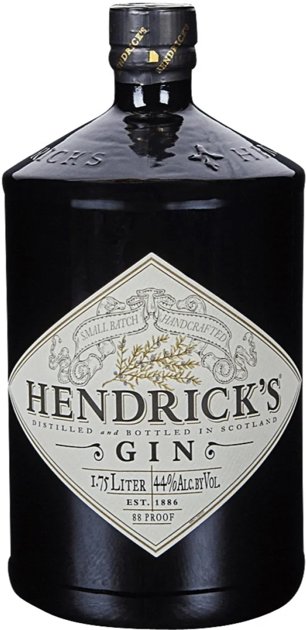 Hendricks 88 Proof Gin Bottle