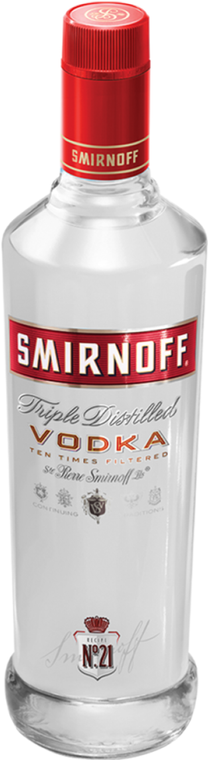 Smirnoff No. 21 80 Proof Vodka Bottle