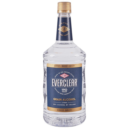 Everclear 190 Proof Grain Alcohol Bottle