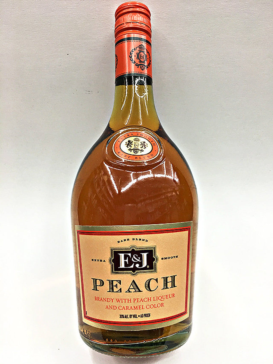 E & J Peach Brandy Bottle