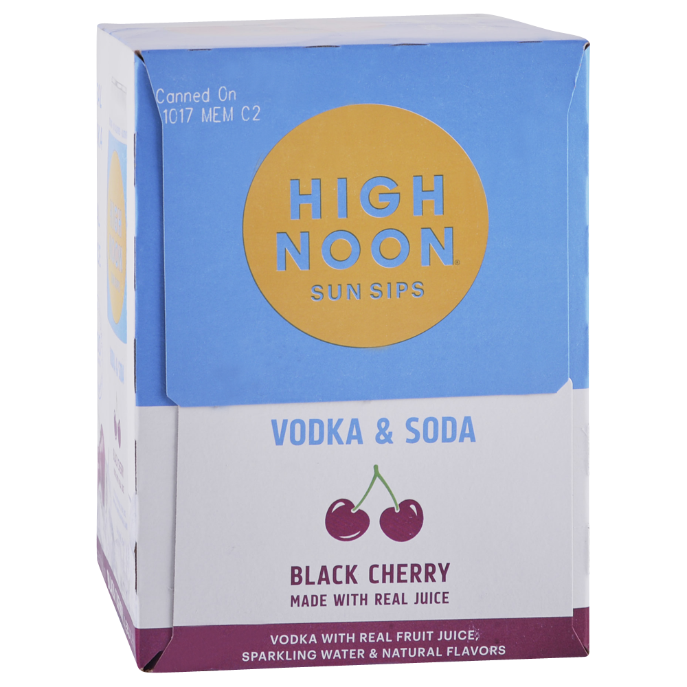 High Noon Black Cherry Hard Seltzer Cans