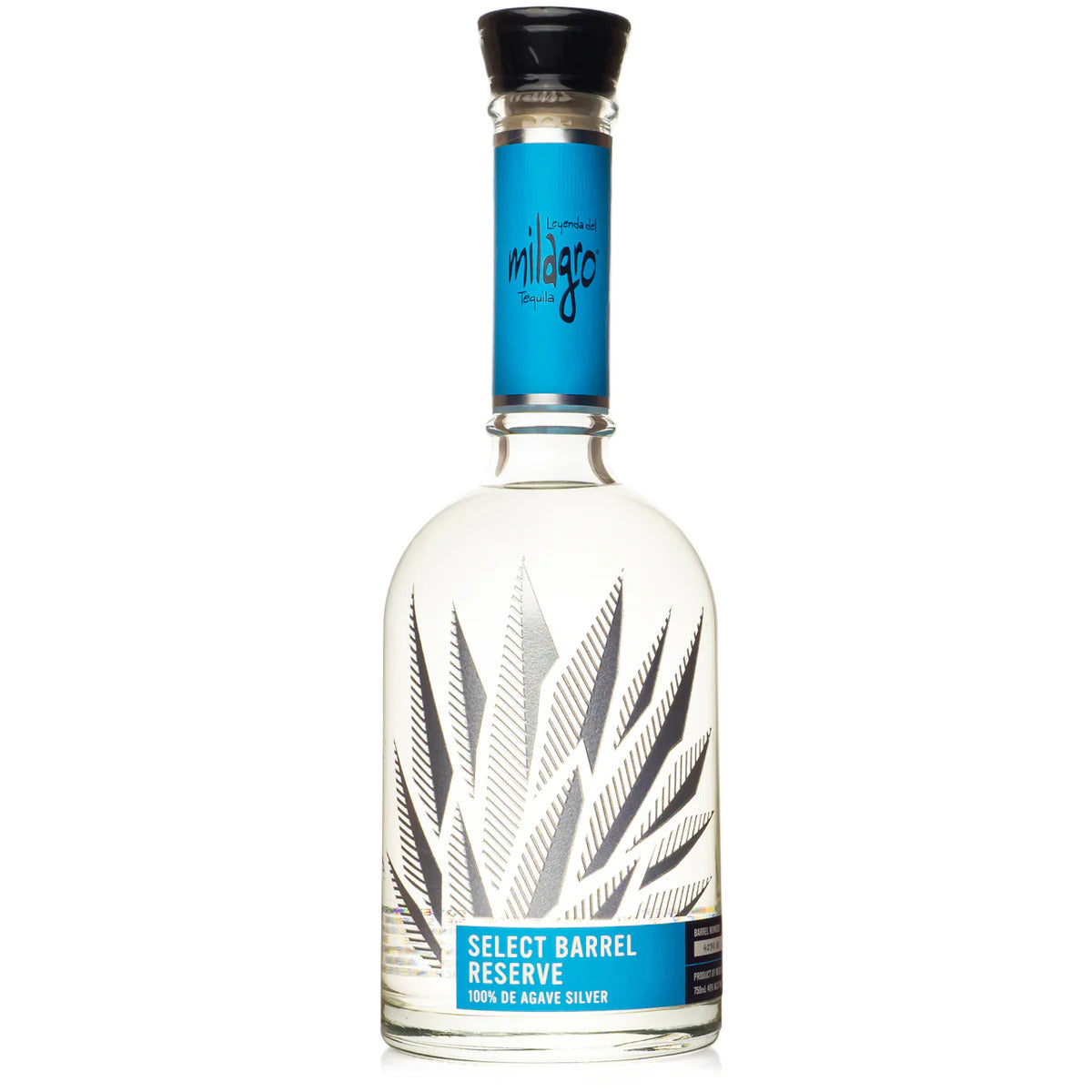 Milagro 80 Proof Select Barrel Reserve Silver Tequila Bottle