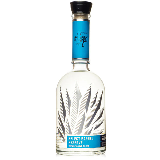 Milagro 80 Proof Select Barrel Reserve Silver Tequila Bottle