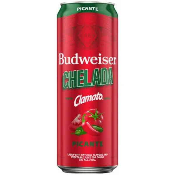 Budweiser Picante Chelada Made with Clamato Lager Can