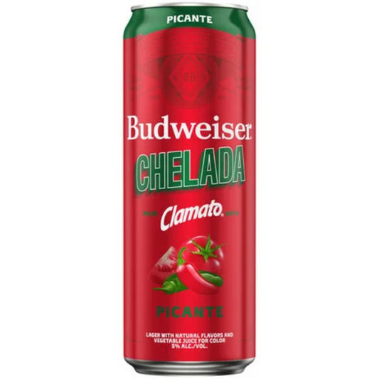 Budweiser Picante Chelada Made with Clamato Lager Can