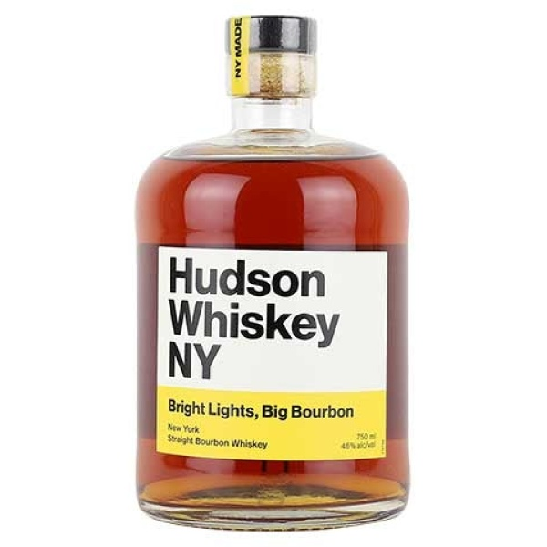 Hudson Whiskey Bright Lights Big Bourbon Bottle