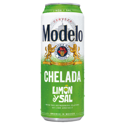 Modelo Chelada Mexican Import Limon y Sal Flavored Beer Can