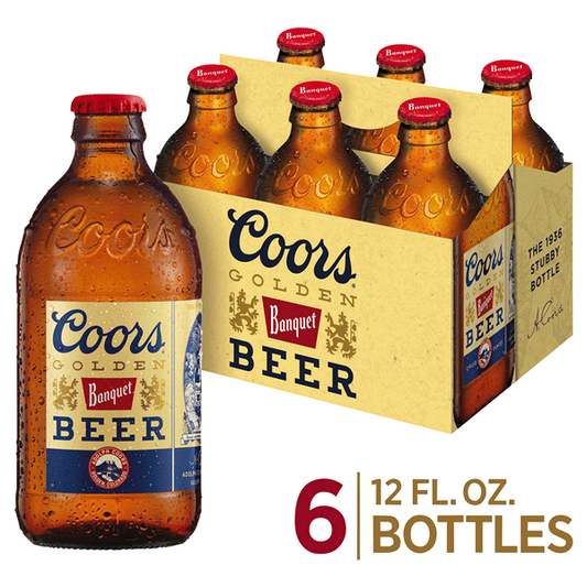 Coors Banquet Light Lager Bottles