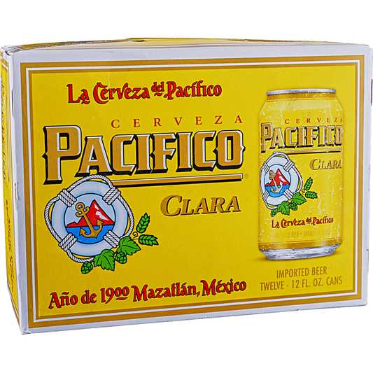 Pacifico Clara Mexican Lager Beer Cans