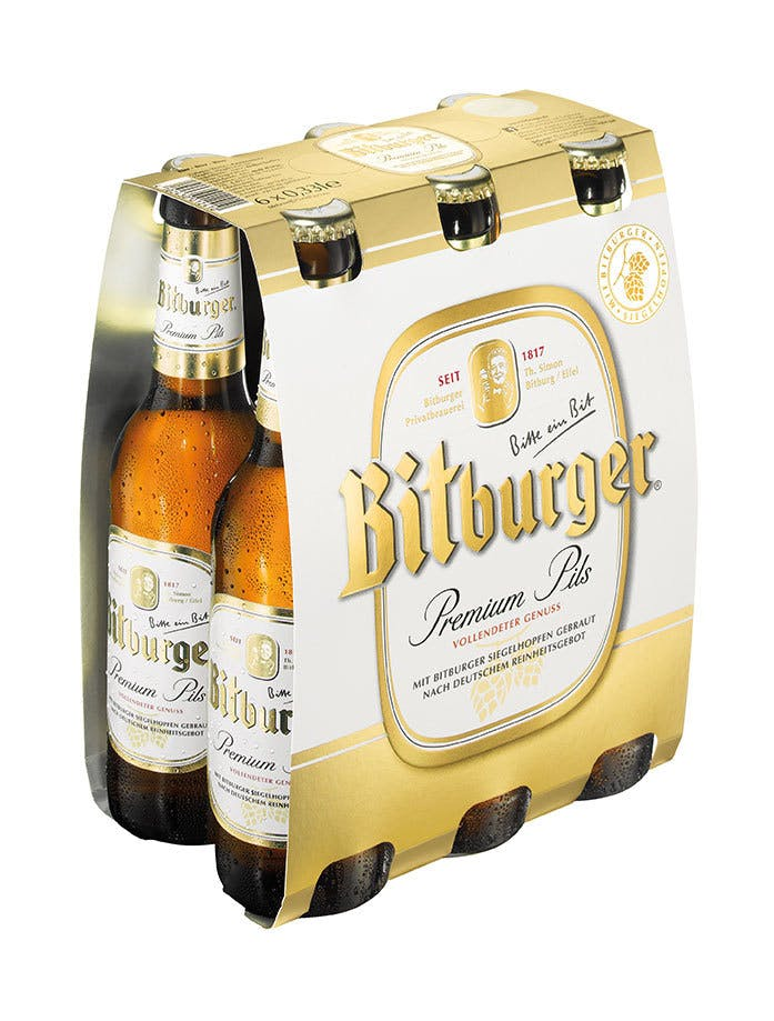 Bitburger Pilsner Bottles