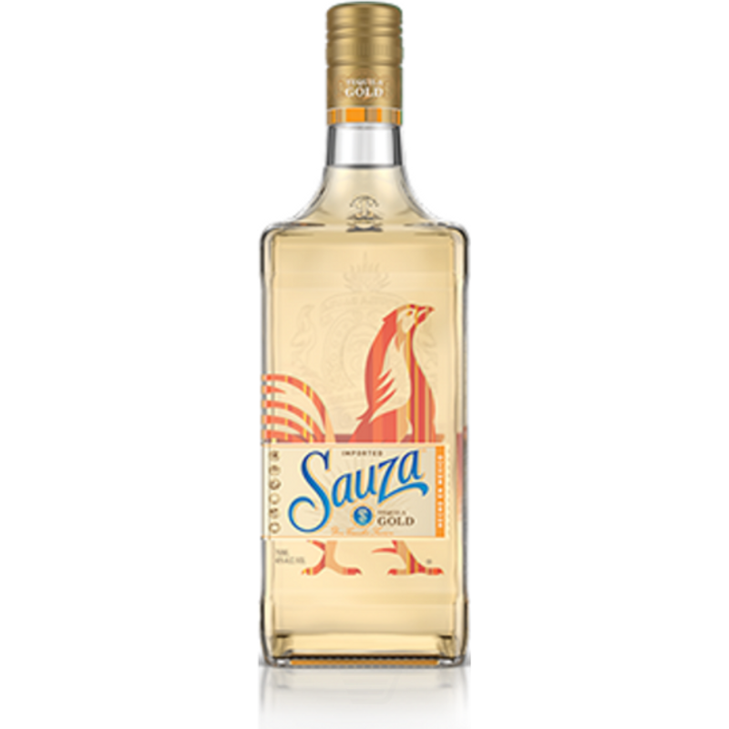 Sauza Hacienda Gold Tequila Bottle