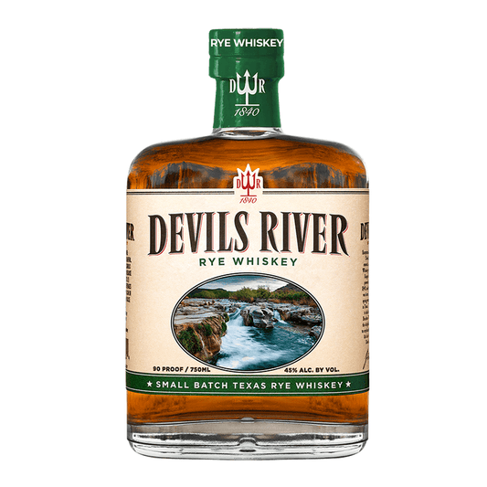 Devils River 90 Proof Small Batch Texas Rye Whiskey Bottle