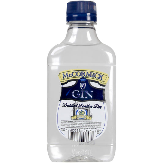 McCormick 80 Proof Gin Bottle