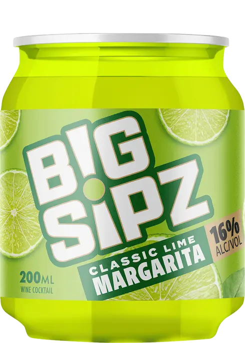 Big Sipz Lime Margarita Can