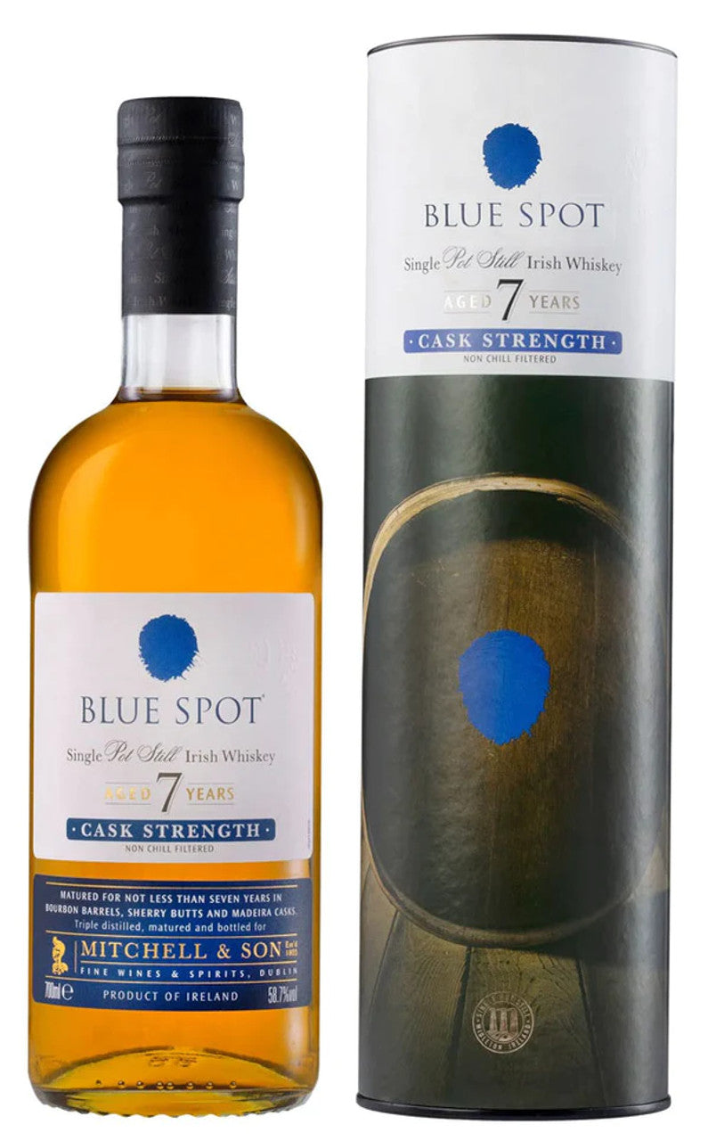 Blue Spot Cask Strength Single Pot Still Irish Whiskey