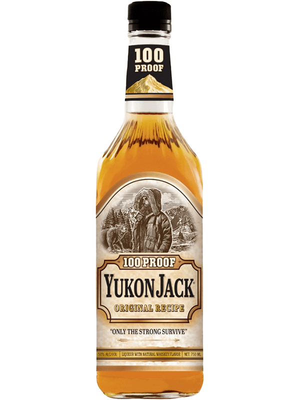 Yukon Jack 100 Proof Original Recipe Whiskey Bottle