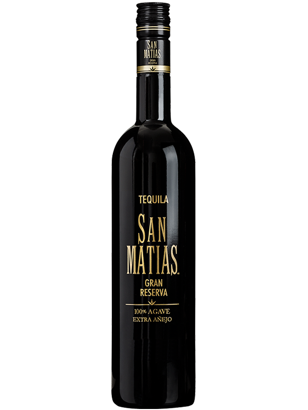 San Matias 80 Proof Gran Reserva Extra Anejo Tequila Bottle