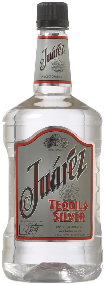 Juarez Silver Tequila Bottle