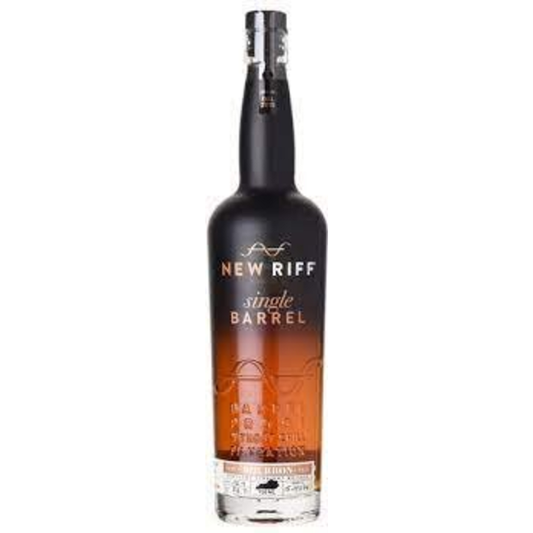 New Riff 105.9 Proof Single Barrel Bourbon Whiskey Bottle