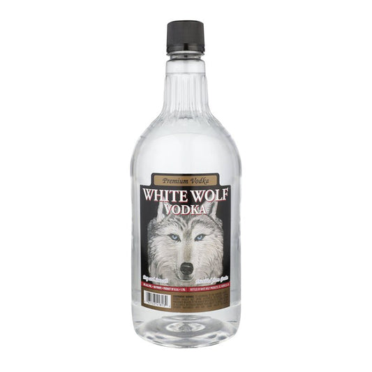 White Wolf Vodka Bottle