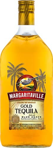 Margaritaville 80 Proof Gold Tequila Bottle