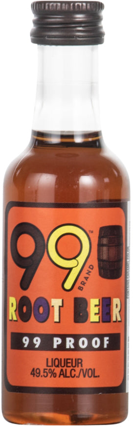 99 Brand 99 Proof Root Beer Liqueur Bottle