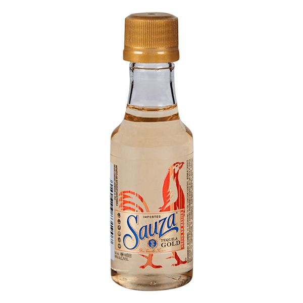 Sauza Hacienda Blue Agave Gold Tequila Bottle