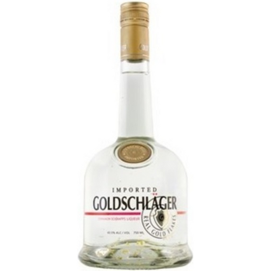 Goldschlager 87 Proof Cinnamon Schnapps Liqueur Bottle