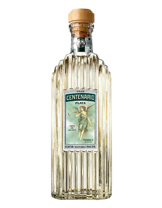 Gran Centenario Plata Blanco Tequila Bottle