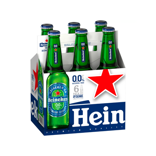 Heineken 0.0 Non-Alcoholic Premium Malt Beverage Bottles