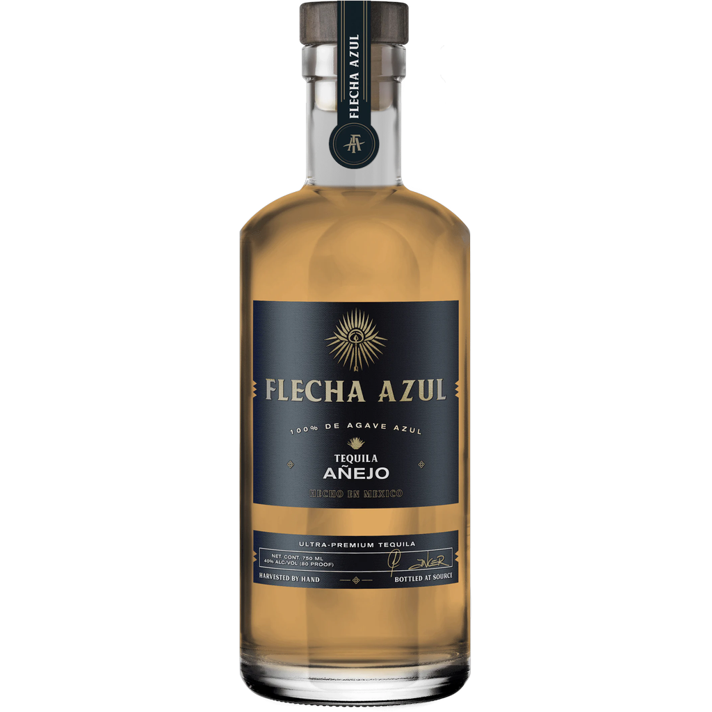 Flecha Azul Anejo Tequila Bottle