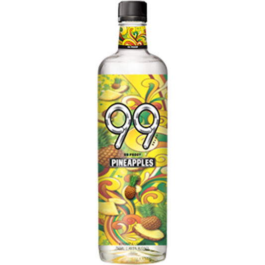 99 Brand 99 Proof Pineapple Liqueur Bottle