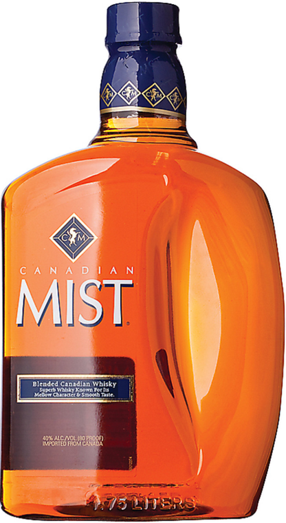 Canadian Mist 80 Proof Blended Canadian Whisky Plastic Bottle