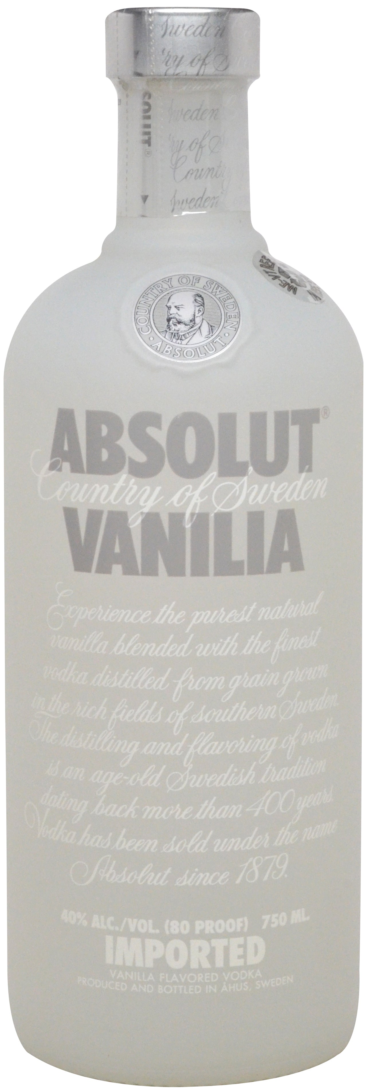 Absolut Vanilla Vodka Bottle